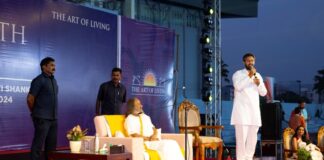 EduYouth Meet at GITAM Takes Visakhapatnam by Storm: Over 50,000 Pledge for a Drug-Free India with Gurudev Sri Sri Ravi Shankar