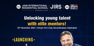 JAIN International Residential School (JIRS) jointly with The Sports School (TSS) to announce India’s first Integrated Scholarship Program, Future 25