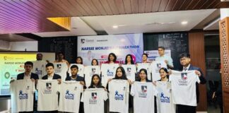 NMIMS Chandigarh Unveils Marathon Jersey as City Gears Up for the 2025 Half Marathon, Promoting Cancer Awareness and Early Detection