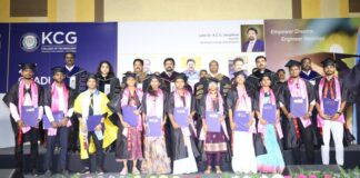 KCG College of Technology Confers Degrees to 915 Graduands on its 23rd Graduation Day