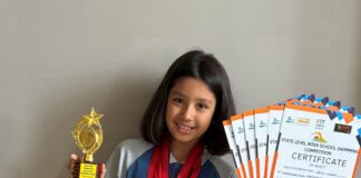 Greenwood High Student Wins 6 Medals at State-Level Open Inter-School Swimming Championship
