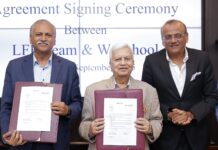 Agreement Signing between WeSchool and LfB