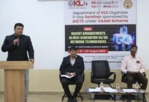 KLH Aziznagar Hosts Seminar on Recent Advancements in 5G/6G Network Technologies