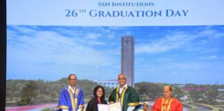 SSN College of Engineering, Chennai celebrates 26th Graduation Day, over 959 students were conferred degrees