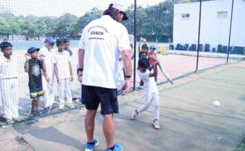 Greenwood High Students Engage in Cricket Masterclass Led by Mathew Sinclair