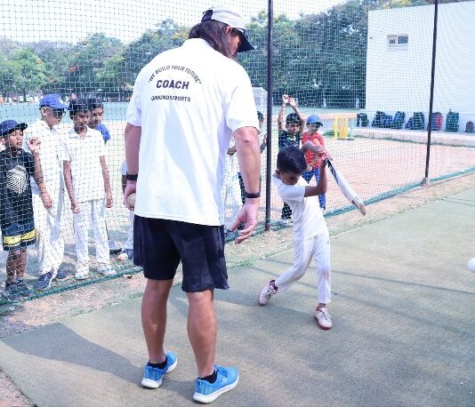 Greenwood High Students Engage in Cricket Masterclass Led by Mathew Sinclair