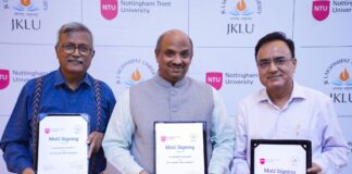 JKLU Partners with Nottingham Trent University to Expand Global Design Education Opportunities