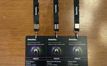 JUFET Team “InnovateX” in Top 10 at Deloitte Hacksplosion 2026