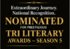 “A Life in Many Frames” Nominated for the Prestigious TRI Literary Awards – Season 5