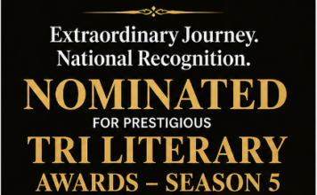 “A Life in Many Frames” Nominated for the Prestigious TRI Literary Awards – Season 5
