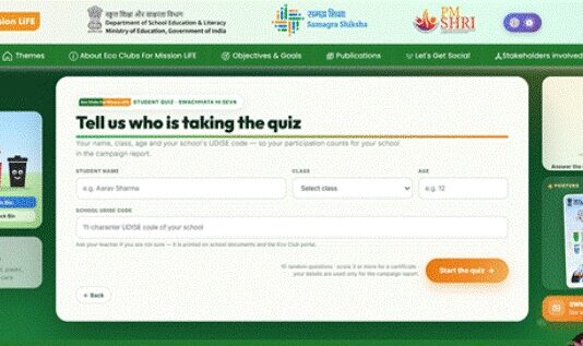National Webinar on Solid and e-Waste Management organised by the Department of School Education & Literacy